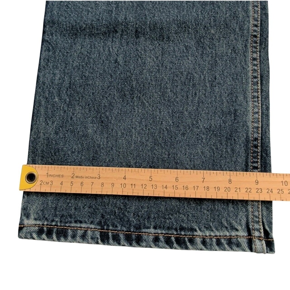 Celine Jeans Size 28 Wide Leg --- FLAWED Zipper Is Broken - Picture 9 of 13